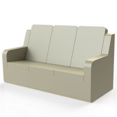 Chatsworth 3 Seater Settee Deluxe Fabrics with High Back