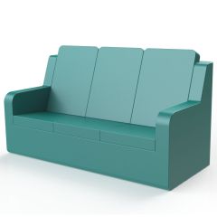 Chatsworth 3 Seater Settee Deluxe Fabrics with High Back & Vibration