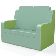 Chatsworth 2 Seater Settee Deluxe Fabrics with High Back