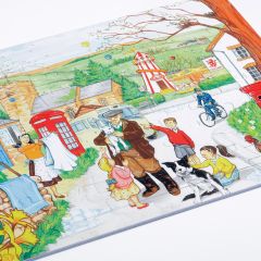 Village Scene Jigsaw - Spring