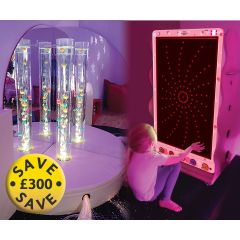 Snoezelen® Deluxe Bubble Tube Sensory Corner Kit