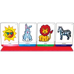 Plastic Card Holders - Set of 3