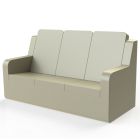 Chatsworth 3 Seater Settee Deluxe Fabrics with High Back