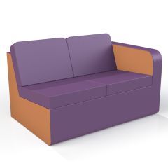 Chatsworth L/H 2 Seat Settee Deluxe Fabrics with Vibration