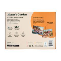 Monet's Garden Puzzle - 63 Piece
