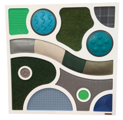 Calming Abstract Tactile Panel by Rompa