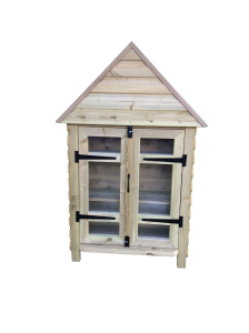 Outdoor Wooden Book Library